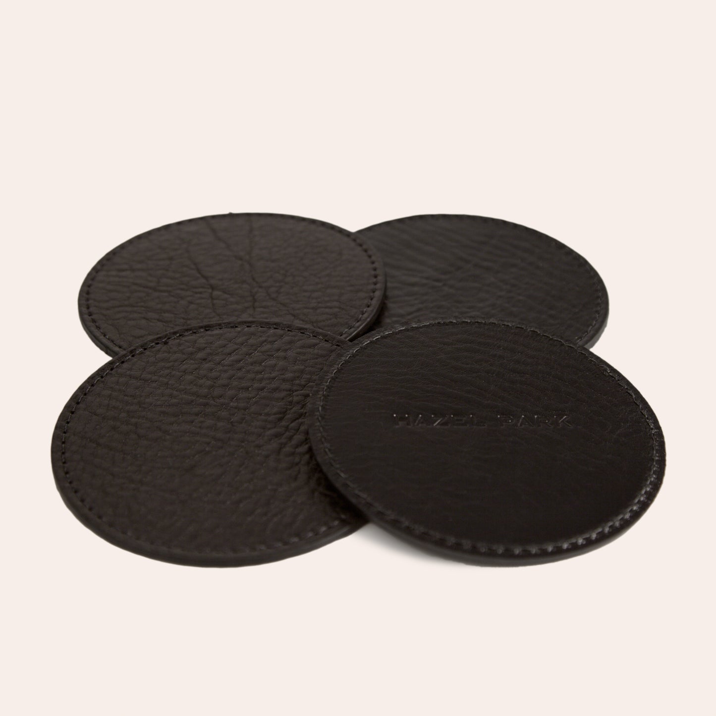 The Leather Coaster - Set of 4